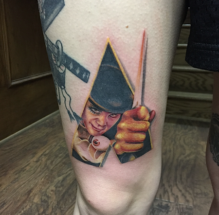 ClockWork Orange Tattoo Design Thumbnail